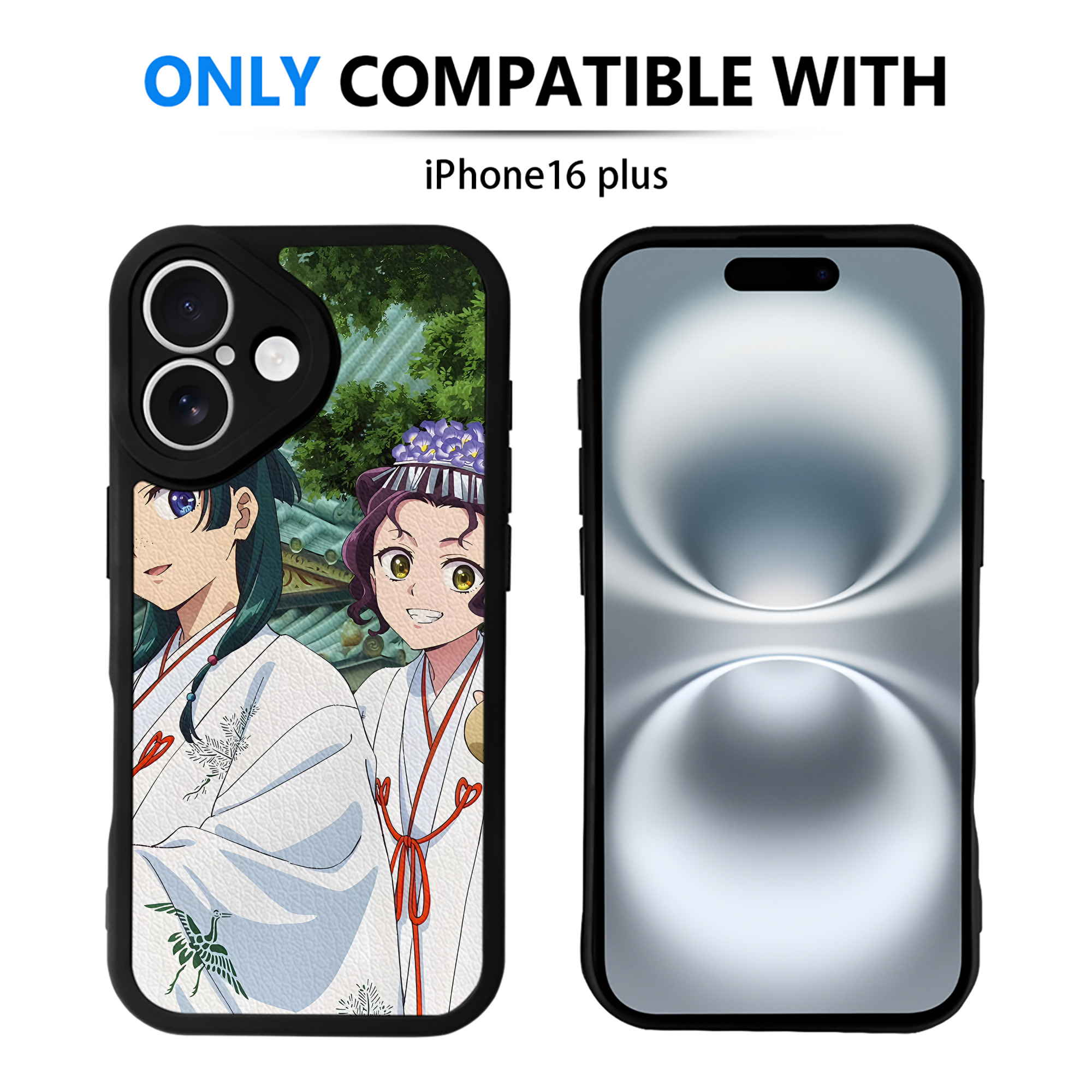 （画像用） 薬屋のひとりごと The Apothecary Diaries 【iPhone 16シリーズ対応】シリコンスマホケース（レザー調） 材質：シリコン